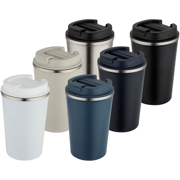 Obrázky: Biely nerez termohrnček vákuovo izol. 350 ml, Obrázok 5