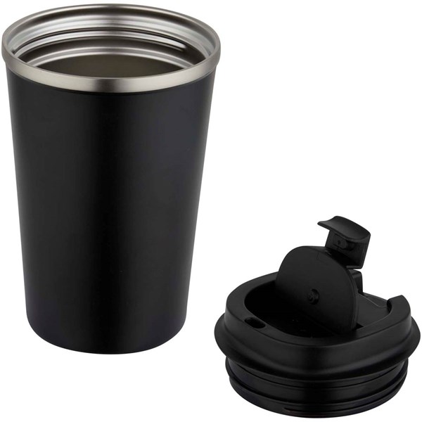 Obrázky: Čierny nerez termohrnček vákuovo izol. 350 ml, Obrázok 2