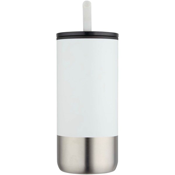 Obrázky: Termohrnček RCS 480ml, nerez slamka, biela, Obrázok 5