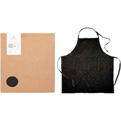 Obrázky: Dlhá čierna zástera 300g z rec.mat. v krabičke