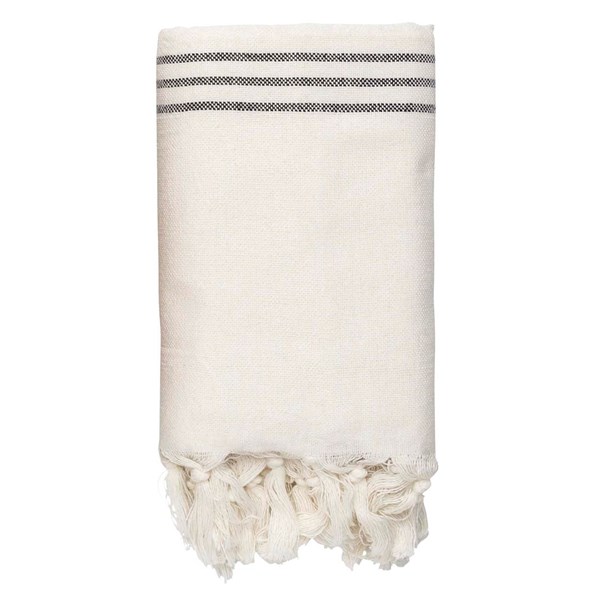 Obrázky: Krémová biela látka z rec. materiálu, 85 x 175 cm, Obrázok 3