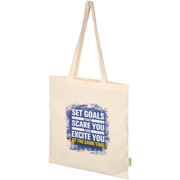 Obrázky: Nák. taška 140 g/m², organ. mater. OCS, prírodná, Obrázok 4