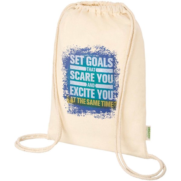 Obrázky: Sťah. ruksak 140 g, organ. mater. OCS, prírodná, Obrázok 4