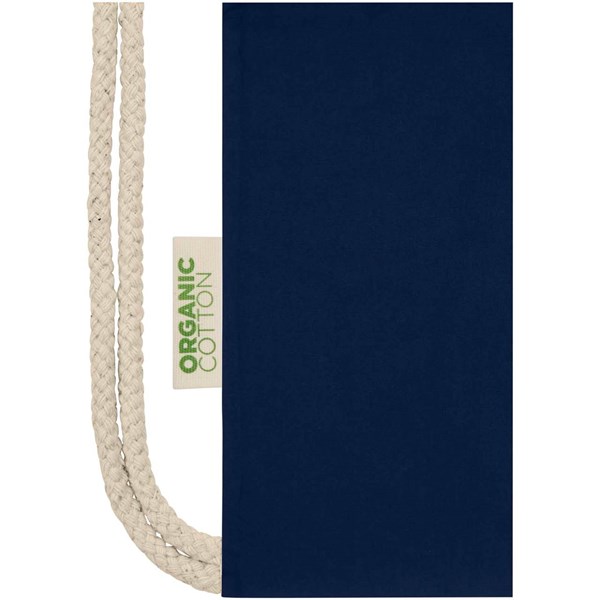 Obrázky: Sťah. ruksak 140 g, organ. mater. OCS, tm. modrá, Obrázok 3