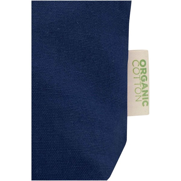 Obrázky: Toal. taška 1l, 180g z organ. bavlny OCS,tm. modrá, Obrázok 2