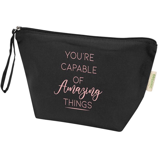 Obrázky: Čierna toal. taška 180g z organ. bavlny OCS, Obrázok 6