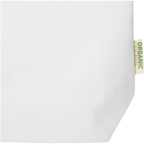 Obrázky: Nákupná taška 270g OCS,široké dno, biela, Obrázok 2