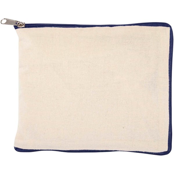 Obrázky: Nákupná sklad. taška GRS, 7l, prírodná/tm. modrá, Obrázok 3