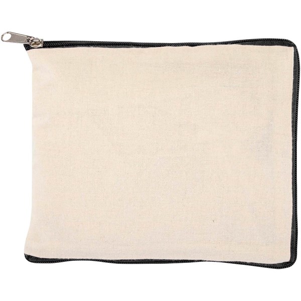 Obrázky: Nákupná sklad. taška GRS, 7l, prírodná/čierna, Obrázok 3