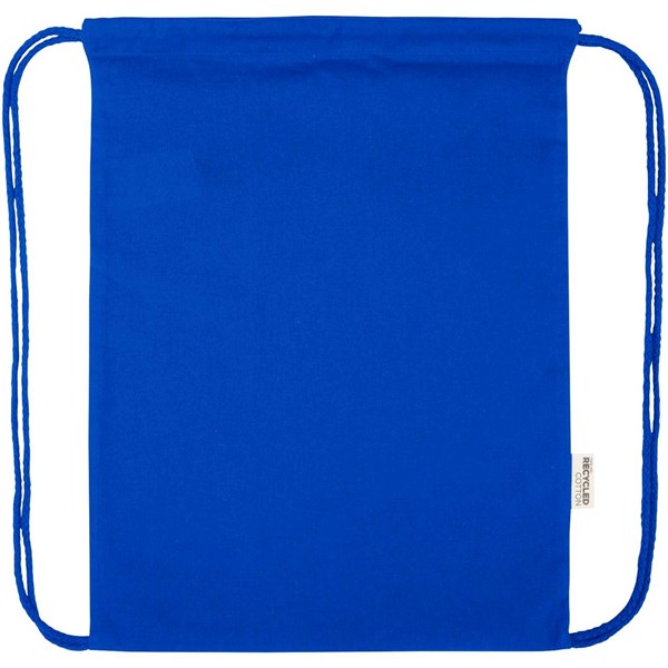Obrázky: Sťahovací ruksak 180 g/m² z rec. GRS, str.modrá, Obrázok 6