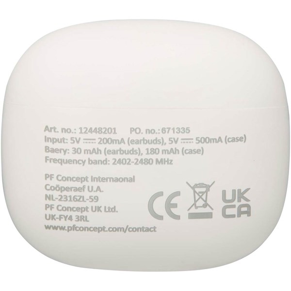 Obrázky: Biele slúchadlá True Wireless Bluetooth®,s.štuple, Obrázok 2