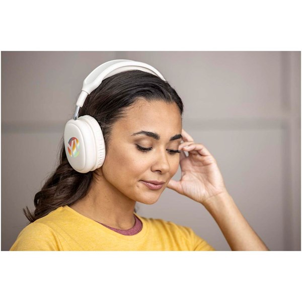 Obrázky: Biele bezdrôt. slúchadlá cez hlavu s Bluetooth®, Obrázok 4