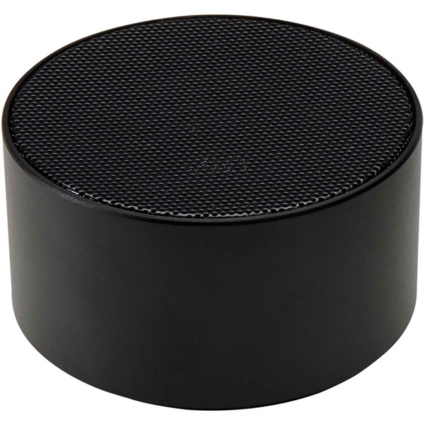 Obrázky: Čierny 3W Bluetooth® reproduktor z rec. hliníku, Obrázok 3