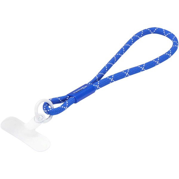 Obrázky: Krátká šnúrka na ruku ako držiak telefónu, modrá, Obrázok 4