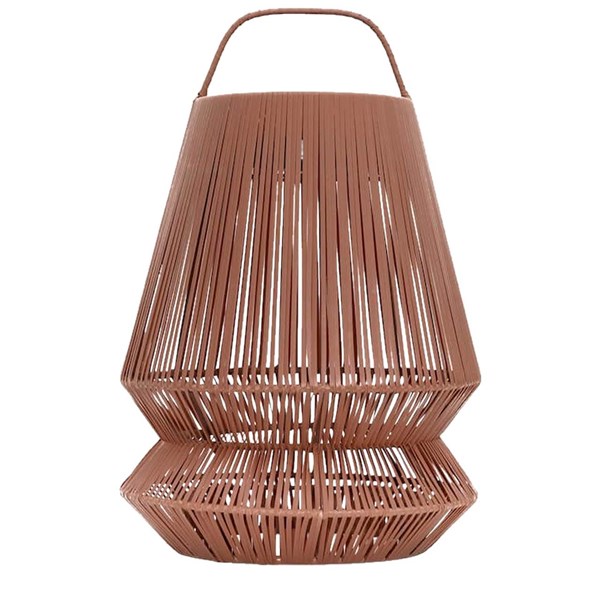 Obrázky: Solárna lampa,tienidlo z rec.mat, tehl. červené, Obrázok 6