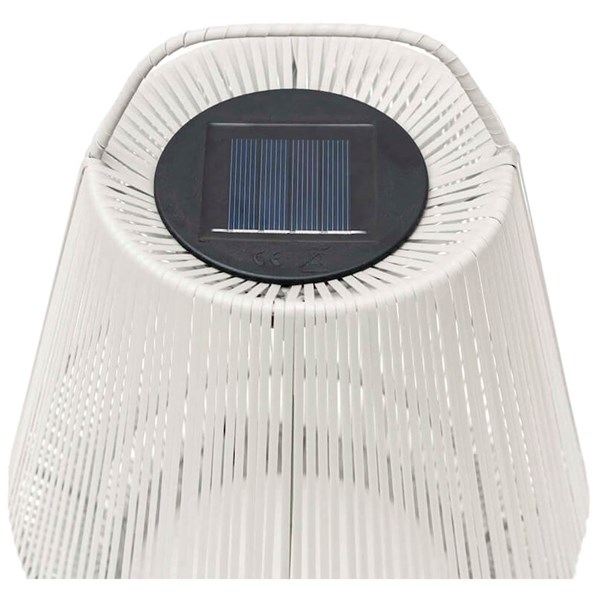 Obrázky: Solárna lampa,tienidlo z rec. mat., svetlošedé, Obrázok 2