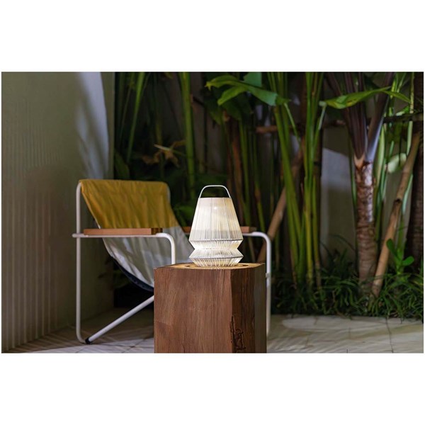 Obrázky: Solárna lampa,tienidlo z rec. mat., svetlošedé, Obrázok 7