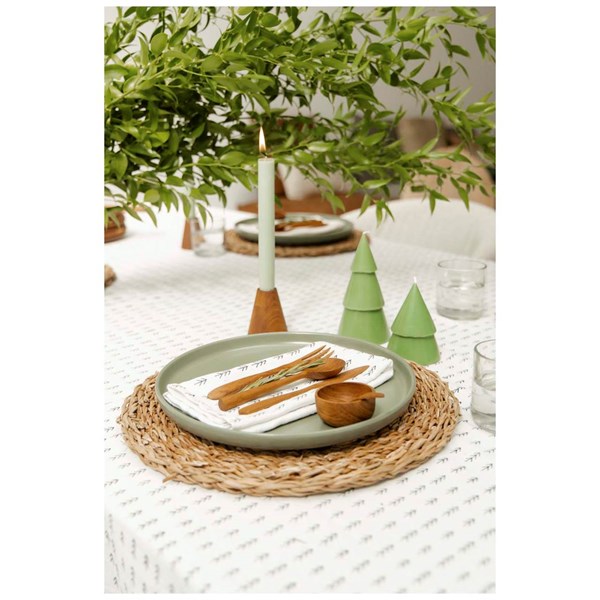 Obrázky: Veľká biela sviečka, vianočný stromček,vôňa matcha, Obrázok 3