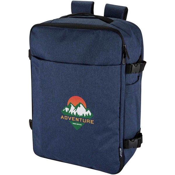 Obrázky: Modrý ruksak na notebook/batožina 25L z rec. GRS, Obrázok 4