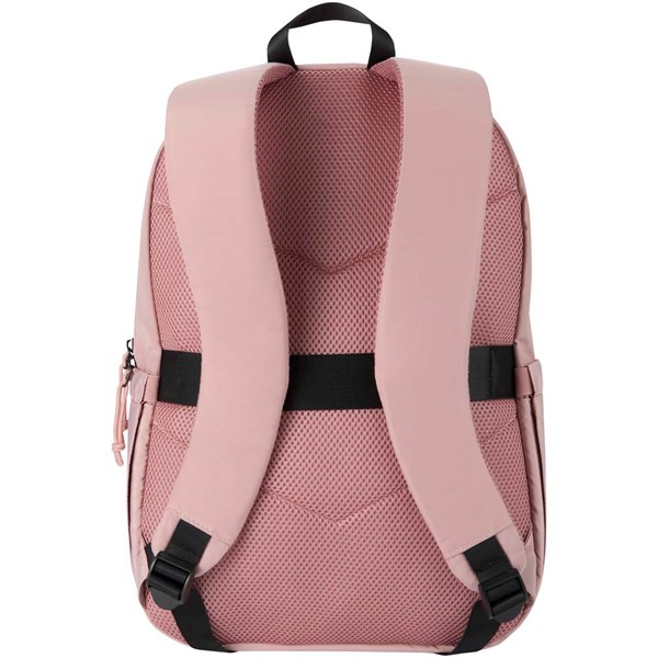 Obrázky: Ružový ruksak na notebook 15,6″ z rec.GRS, 18L, Obrázok 2