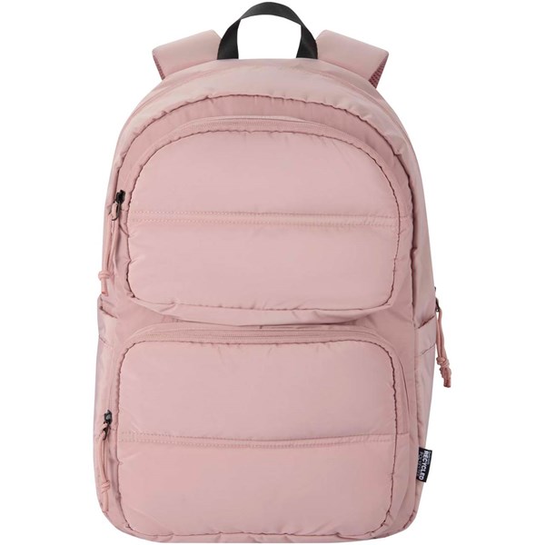 Obrázky: Ružový ruksak na notebook 15,6″ z rec.GRS, 18L, Obrázok 6