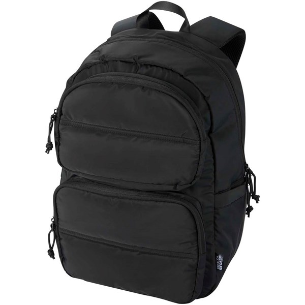 Obrázky: Čierny ruksak na notebook 15,6″ z rec.GRS, 18L