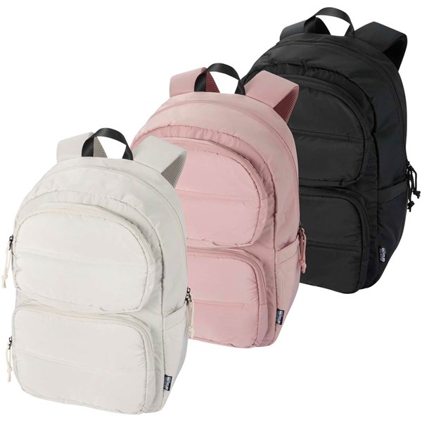 Obrázky: Čierny ruksak na notebook 15,6″ z rec.GRS, 18L, Obrázok 8