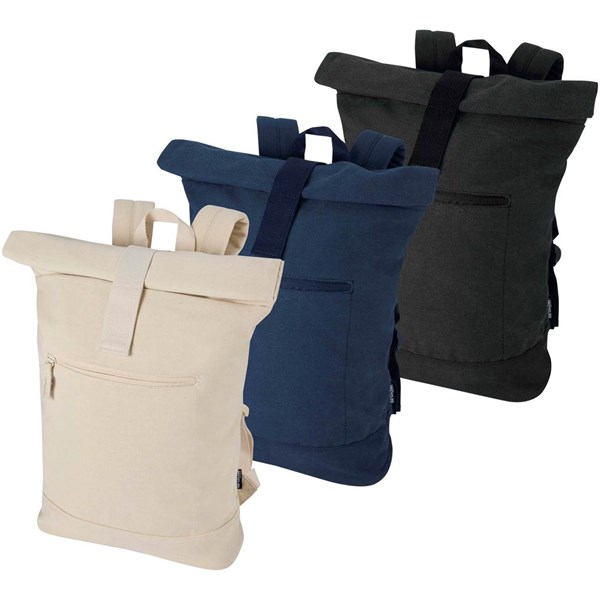 Obrázky: Modrý rolovací ruksak 16L na notebook 14″, Obrázok 8