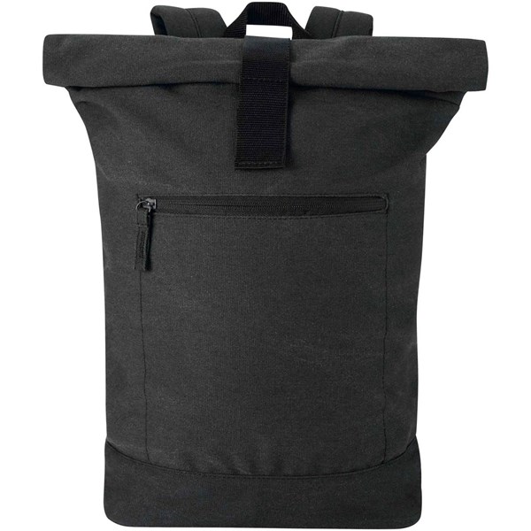 Obrázky: Čierny rolovací ruksak 16L na notebook 14″, Obrázok 7