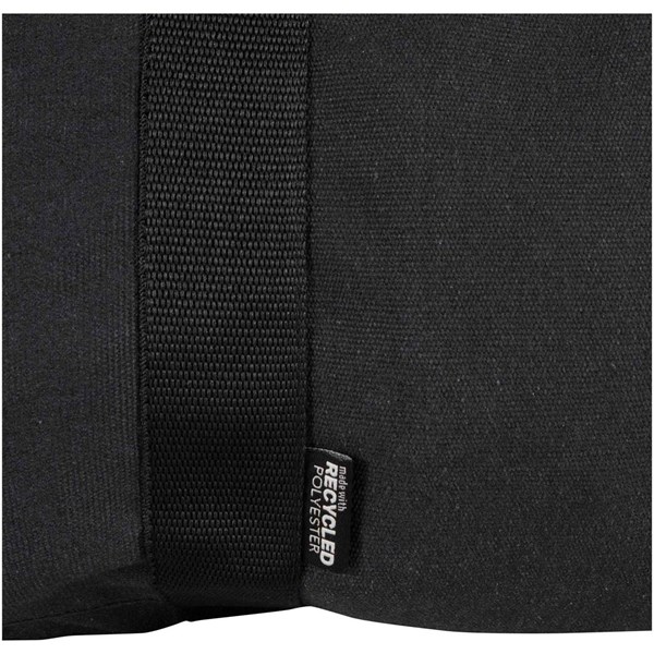 Obrázky: Čierna športová taška z recyklovaného GRS, 40L, Obrázok 2