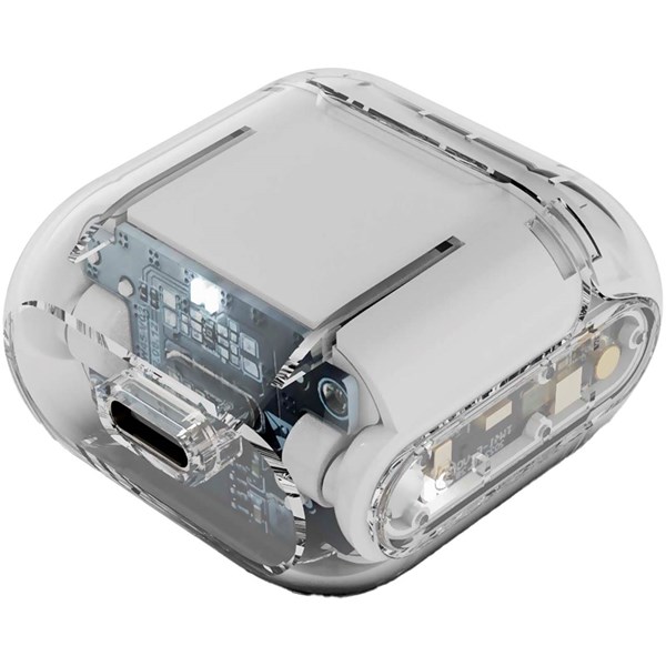 Obrázky: Prixton TWS162 slúchadlá,technológia ENC, biele, Obrázok 2