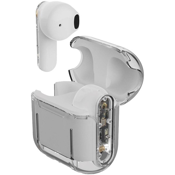 Obrázky: Prixton TWS162 slúchadlá,technológia ENC, biele, Obrázok 4