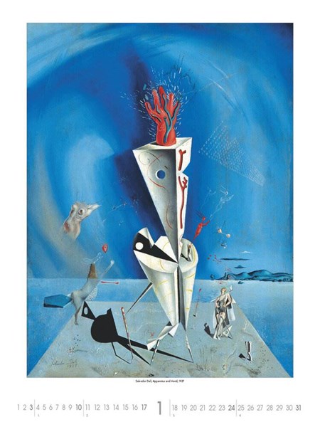 Obrázky: SALVADOR DALÍ, nástenný kalendár 420x560 mm, Obrázok 2