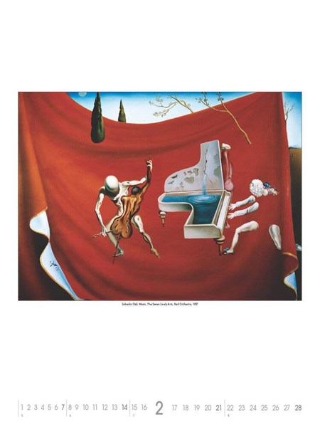 Obrázky: SALVADOR DALÍ, nástenný kalendár 420x560 mm, Obrázok 6