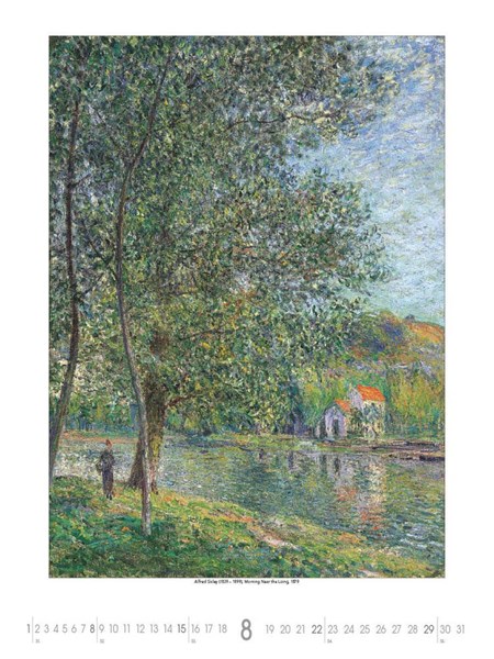 Obrázky: IMPRESSIONISTS, nástenný kalendár 420x560 mm, Obrázok 12