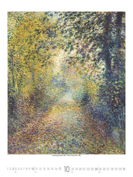 Obrázky: IMPRESSIONISTS, nástenný kalendár 420x560 mm, Obrázok 3