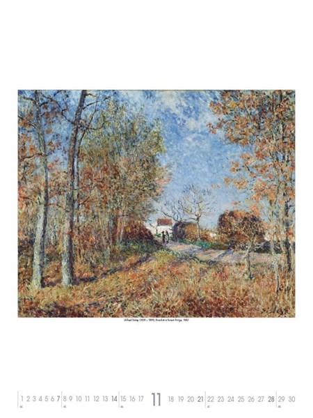 Obrázky: IMPRESSIONISTS, nástenný kalendár 420x560 mm, Obrázok 4