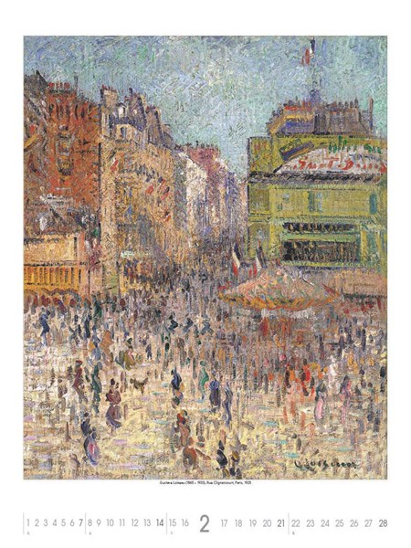 Obrázky: IMPRESSIONISTS, nástenný kalendár 420x560 mm, Obrázok 6