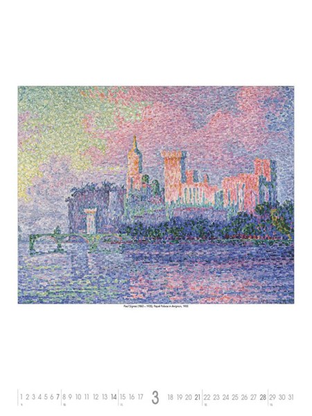Obrázky: IMPRESSIONISTS, nástenný kalendár 420x560 mm, Obrázok 7