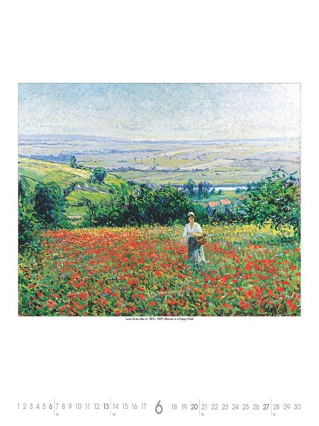 Obrázky: IMPRESSIONISTS, nástenný kalendár 420x560 mm, Obrázok 10