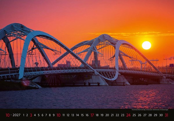 Obrázky: BRIDGES, nástenný kalendár 450x315 mm, Obrázok 11