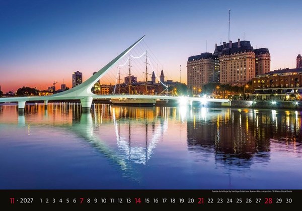 Obrázky: BRIDGES, nástenný kalendár 450x315 mm, Obrázok 12
