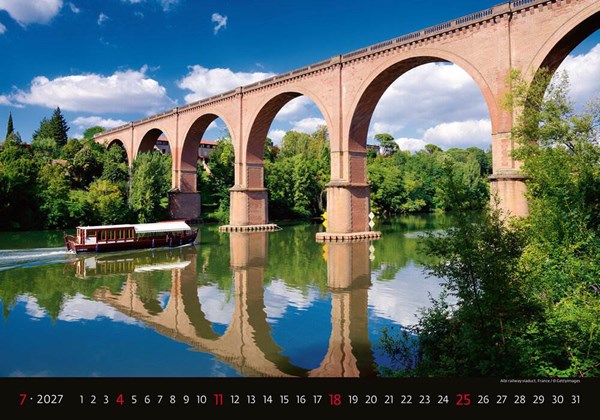 Obrázky: BRIDGES, nástenný kalendár 450x315 mm, Obrázok 8