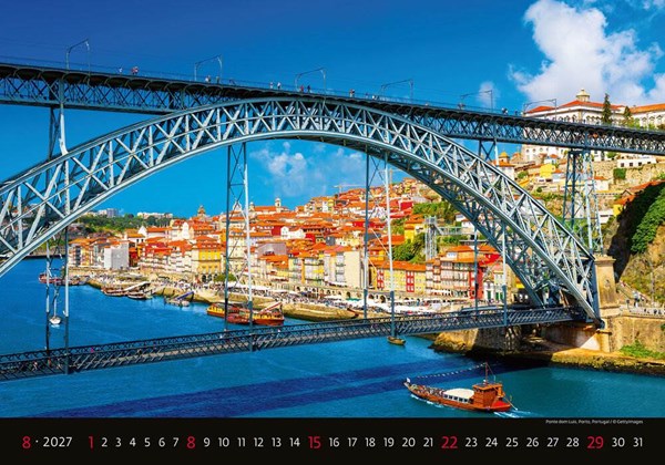 Obrázky: BRIDGES, nástenný kalendár 450x315 mm, Obrázok 9