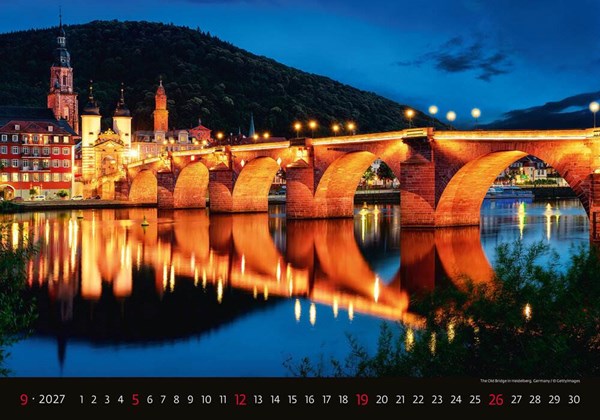Obrázky: BRIDGES, nástenný kalendár 450x315 mm, Obrázok 10