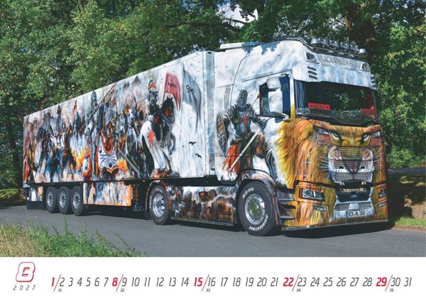 Obrázky: TRUCKS, nástenný kalendár 485x340 mm, Obrázok 12