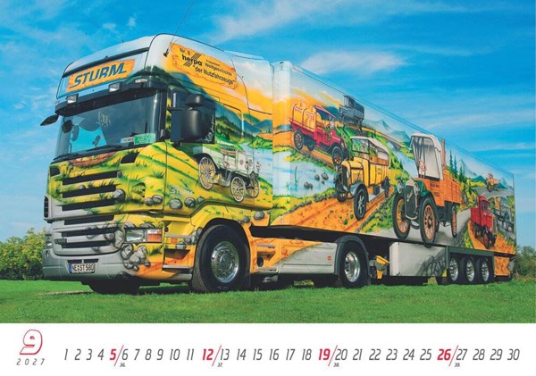 Obrázky: TRUCKS, nástenný kalendár 485x340 mm, Obrázok 13
