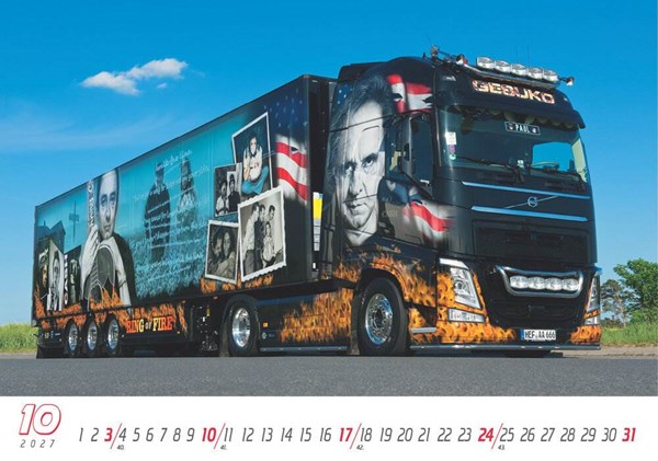 Obrázky: TRUCKS, nástenný kalendár 485x340 mm, Obrázok 3