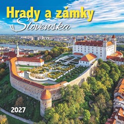 Obrázky: HRADY A ZÁMKY SLOVENSKA, nástenný kalendár 330x330 mm