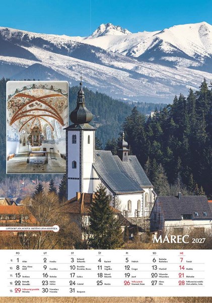 Obrázky: SPOZNÁVAME SLOVENSKO, nástenný kalendár 340X485 mm, Obrázok 7